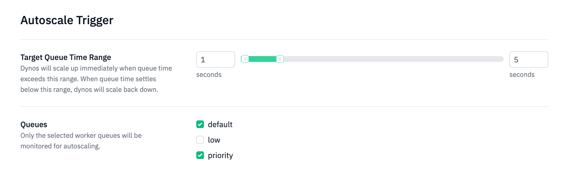 Judoscale settings for Gently Used Domains