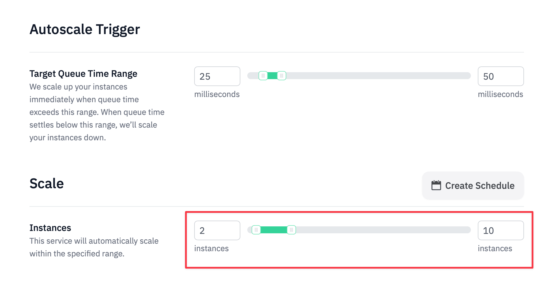Screenshot: Judoscale configuration